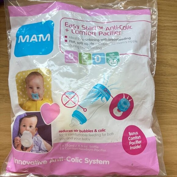 NEW Baby Bottle Starter Set Bundle of 4 – Dr. Brown’s, Philips Avent & MAM - Picture 4 of 8